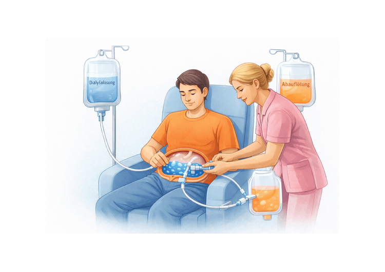 Durchführung der Peritonealdialyse (CAPD)